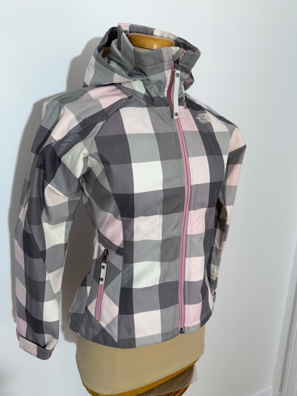 The North Face Apex Checkered Paid Patten Hooded Jacket
